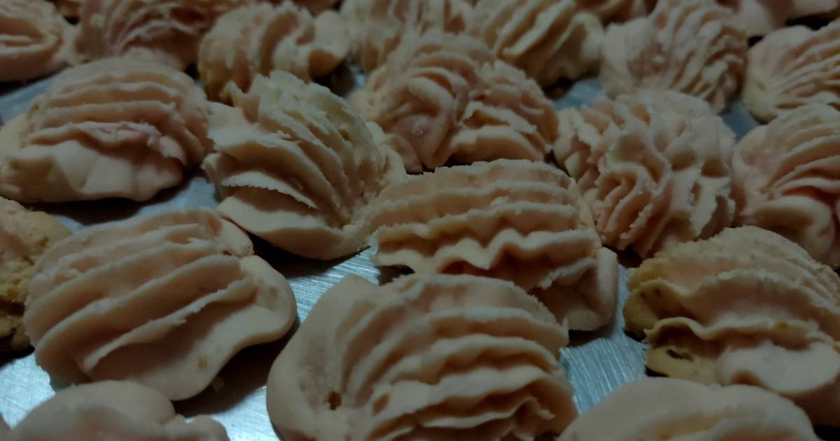 Resep Kue Semprit 3 Bahan Oleh Ficchii Cookpad