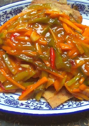 Foto resep Ikan nila asam manis pedas