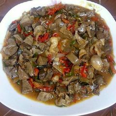 A picture of Liver and kidney pappe soup.