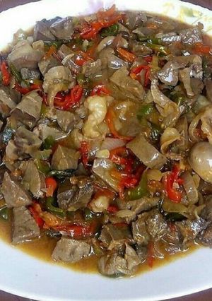 A picture of Liver and kidney pappe soup.