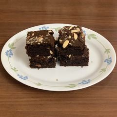 A picture of Chocolate wheat brownie.