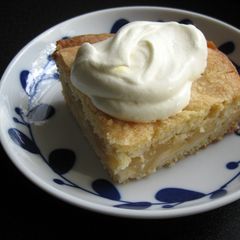 A picture of Apple & Lemon Curd Shortcake.