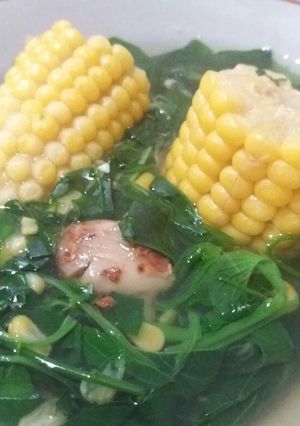 Foto resep Sayur Bening Bayam Jagung