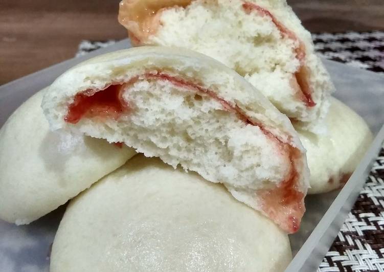 Bakpao Isi Selai Strawberry