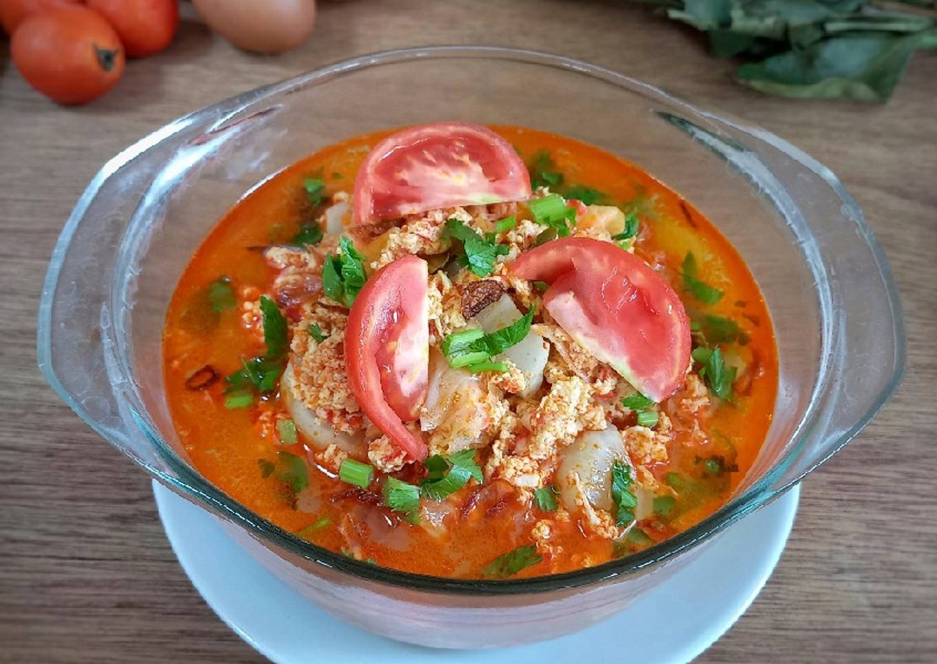 Soto Merah Telur