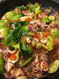 Cumi asin balado pete