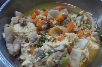 Resep Ayam masak tahu dan jamur Anti Gagal