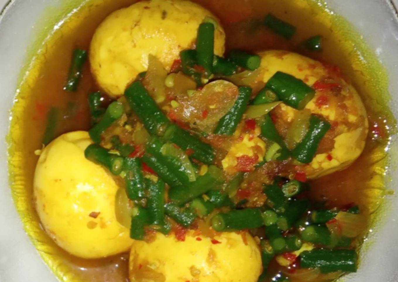 Telur bumbu woku