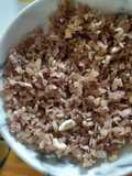 Sweet brown beaten rice (Brown poha)