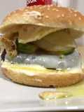 Hamburguesa de buey y vaca