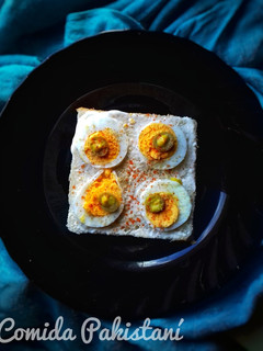 Una foto de Sándwich con huevo cocido