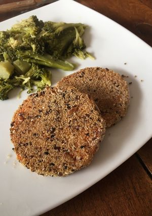Una foto de Milanesas de zapallo anco Fáciles y saludables