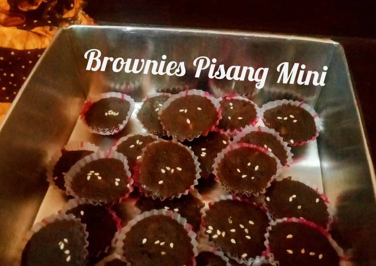 Cara Gampang Membuat Brownies Pisang Mini yang Lezat Sekali