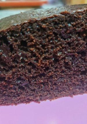 Una foto de Torta de remolacha y chocolate