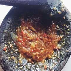 A picture of Sambal acan ala2.
