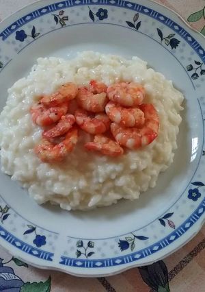 Una foto de Risotto de Camarones