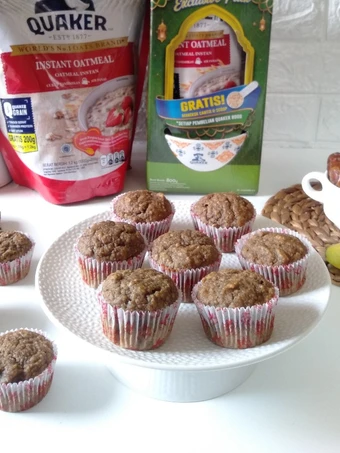 Langkah Gampang Membikin Resep Muffin Oatmeal Pisang Kurma yang Enak Banget Anti Ribet, Bisa Manjain Lidah
