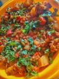 स्पाईसी व्हेज कोल्हापुरी (veg kolhapuri recipe in marathi)
