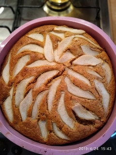 Una foto de Torta de pera saludable