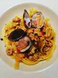 Scialatielli vongole e salsiccia