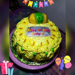 A picture of Happy Birthday Cookpad Cake🧡.