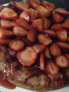صورة لوصفة كيكة الفراولة 🍓🍓🍓