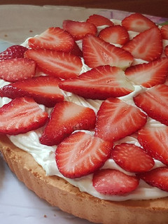 صورة لوصفة 🍓 تارت الفراولة بكريمة الديبلومات 🍓