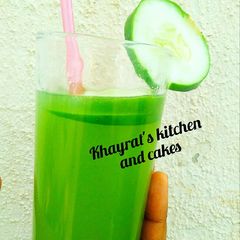 A picture of Cucumber lemonade🍹.