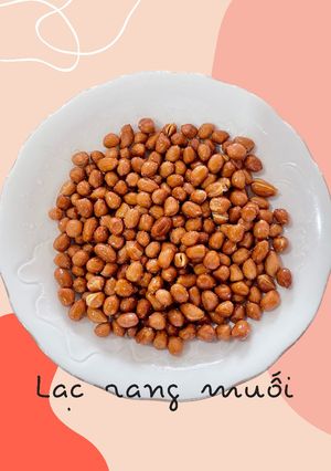 Hình của món Lạc rang muối.