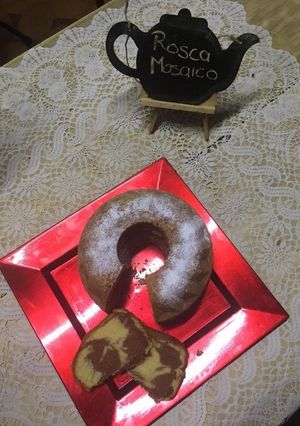 Una foto de Rosca de mosaico