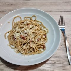 A picture of Spaghetti Carbonara.