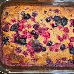 Una foto de Avena Horneada con Frutos Rojos