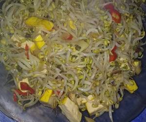 Resep mudah Oseng Tauge tahu kuning Praktis Enak