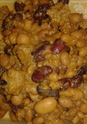 A picture of Hanneka's Calico beans.