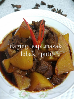 Foto resep Daging sapi masak lobak putih