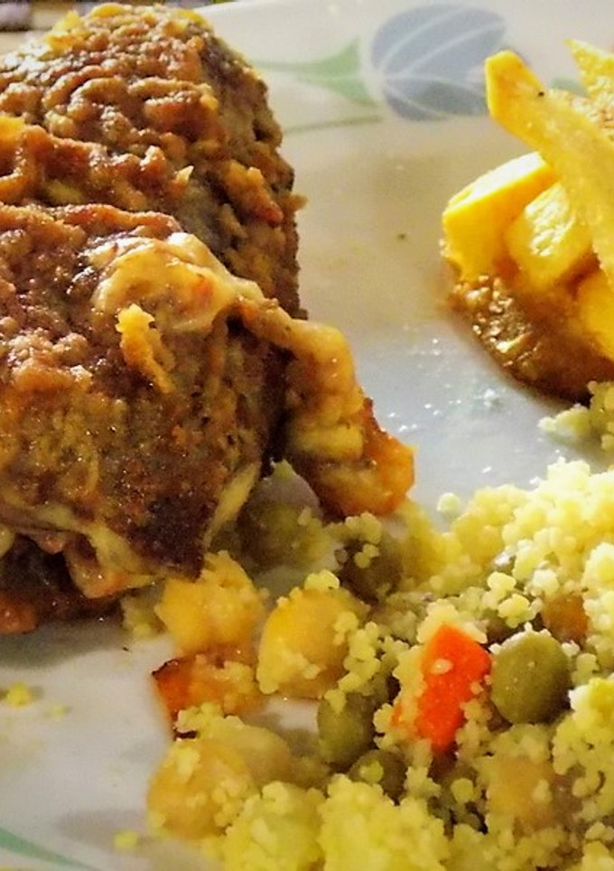 Una foto de Escalope Cordon bleu de carne