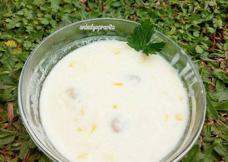 Easiest Way to Cook Delicious Creamy Chicken Corn Soup