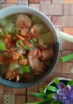 Foto resep Sup Labu Siam Ayam