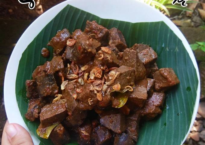 Bagaimana cara membuat Sambal goreng ati sapi yang nagih banget