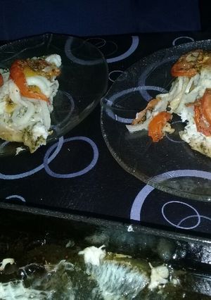 Una foto de Pollo de Mar a la pizza