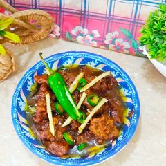 A picture of Beef qorma.