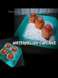 Watermelon cupcake