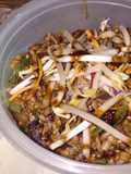 Arroz integral con vegetales