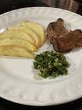 Filete al perejil con papas rústicas