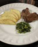 Filete al perejil con papas rústicas