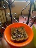 Raw banana sweet potato toast chat!