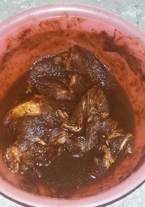Una foto de Carne adobada