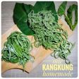 Mie kangkung homemade (no telur & giling manual)