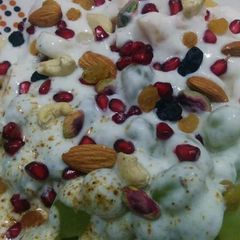 A picture of Dry Fruit Chaat.