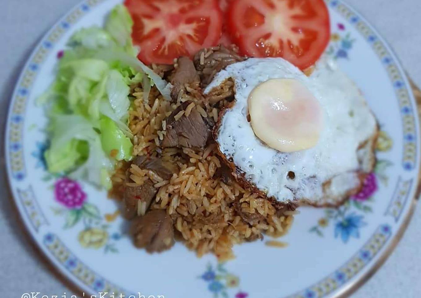 Fried Rice Lamb
